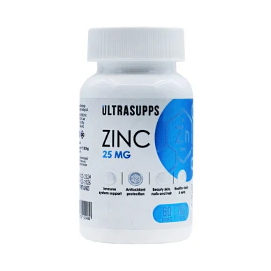 Цинк цитрат Ultrasupps 25 мг 60 капсул #1