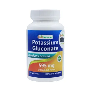 Калий глюконат Best Naturals 595 мг 120 капсул #1