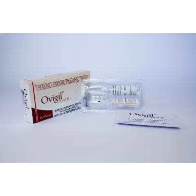 Гонадотропин (ХГЧ) Ovigil (1 ампула 1 мг) 5000 Ед #1