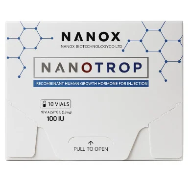 Гормон роста Nanotrop (Nanox) Соматропин 10 флаконов / 100IU (333 мкг/IU) #1