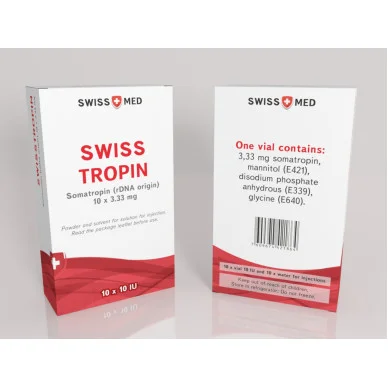 Гормон роста Swiss Med Swiss Tropin 10 флаконов по 10 ед #1