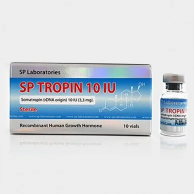 Гормон роста SPTropin (100 ед) 10 флаконов #1