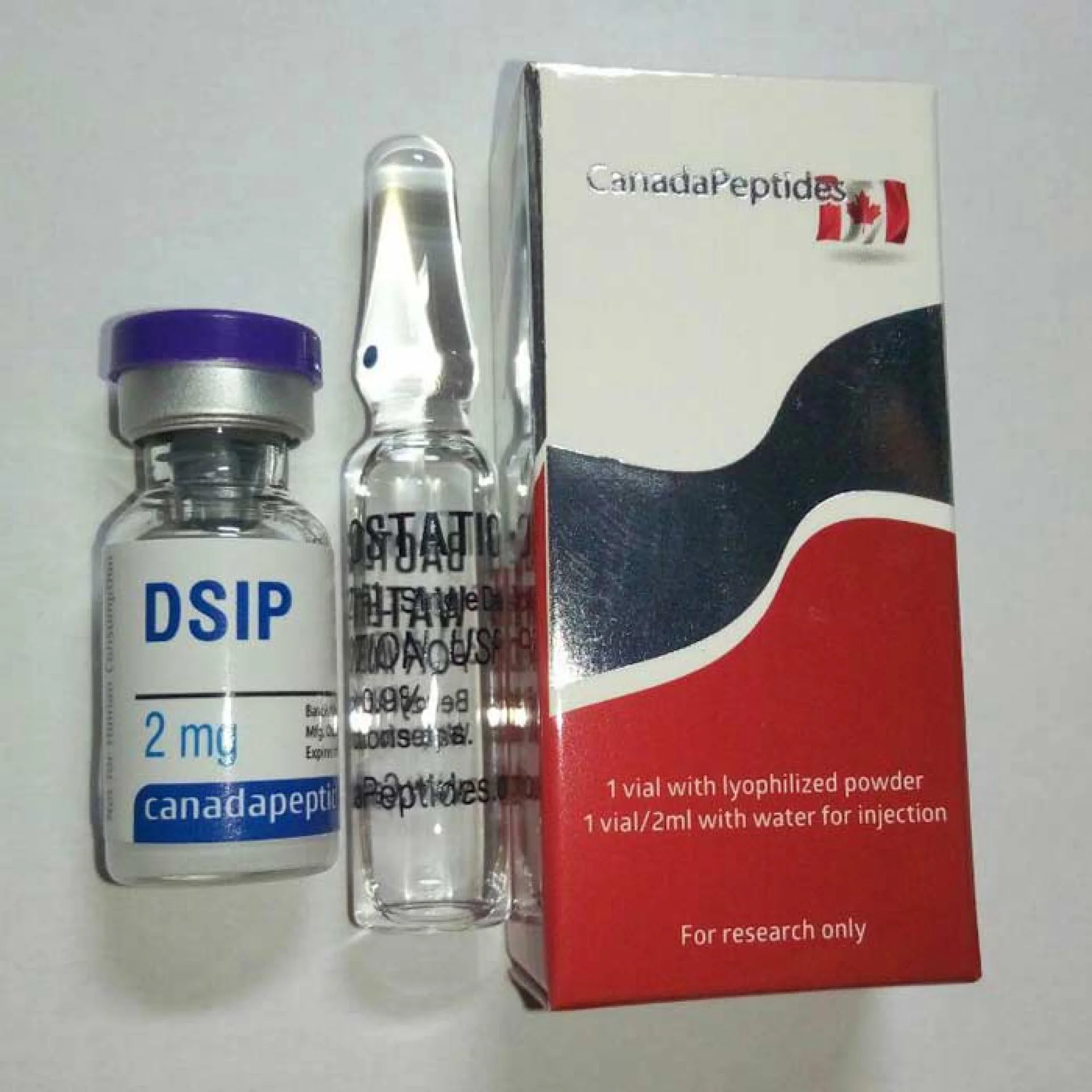 Купить Пептид DSIP Canada Peptides (1 флакон 1мг), лучшая цена в Алматы, Казахстане!