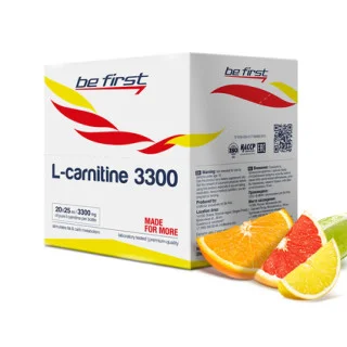 L-carnitine 3300 мг Be First (20 ампул по 25 мл) #1