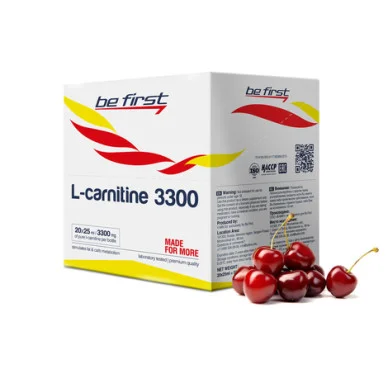 L-carnitine 3300 мг Be First (20 ампул по 25 мл) #1