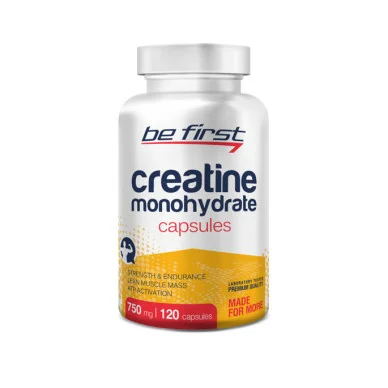 Креатин Be First Creatine Monohydrate (120 капсул) #1