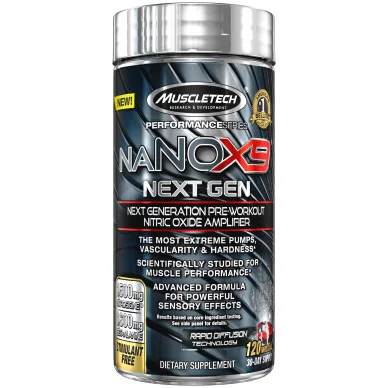 Окись азота Muscletech naNOX9 next gen ( 120 капсул) #1