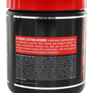 Энергетик Nutrex Research Labs, Hemo-Rage Black, персик и ананас, 267 г #1