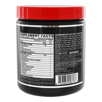 Энергетик Nutrex Research Labs, Hemo-Rage Black, персик и ананас, 267 г #3