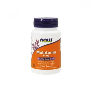 Мелатонин Now Foods 5 мг (60 капсул) #1