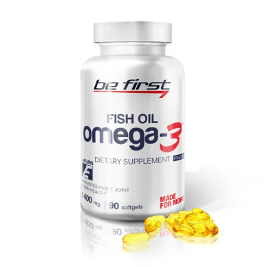 Омега 3 Be First OMEGA-3 и Витамин E (90 капсул) #1