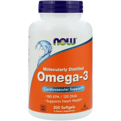 Омега-3 Now Foods (200 желатиновых капсул) #1