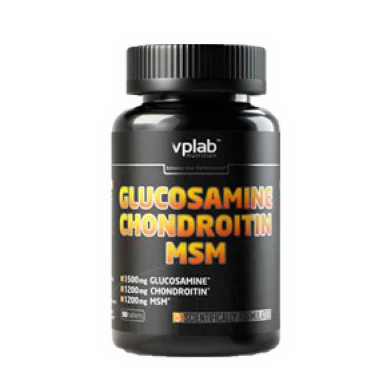 Средство для лечения суставов и связок Glucosamine Chondroitin MSM VPLab (90 таблеток) #1