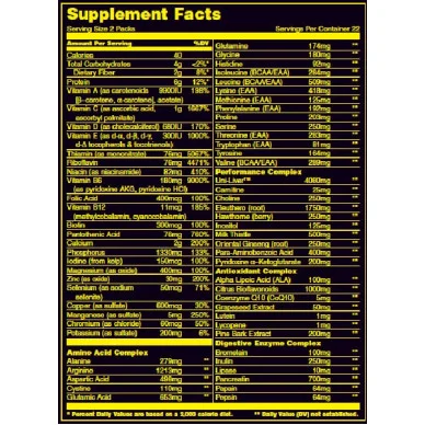 Витамины Animal Pak POWDER Universal Nutrition (388 г) #2