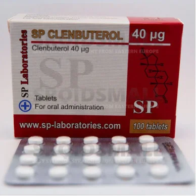 Кленбутерол SP Laboratories 100 таблеток (1 таб 40 мкг) #1