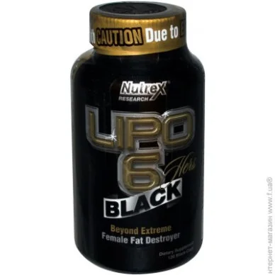 Жиросжигатель Nutrex Research Lipo-6 Black Hers, 120 капсул #1